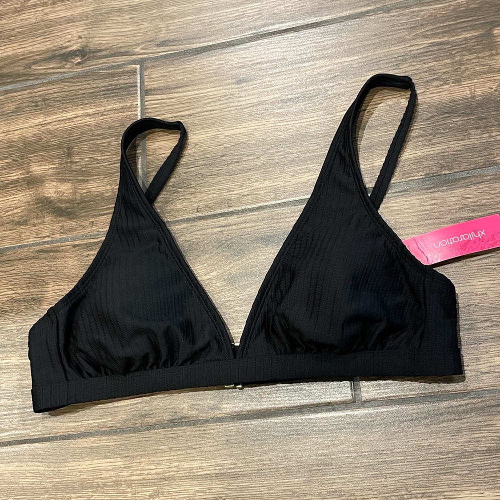 NWT Xhilaration black bikini top